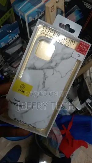 White Marble iPhone 13 Case