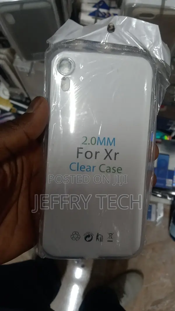 For iPhone XR Clear Transparent Case Shock Absorption TPU (2