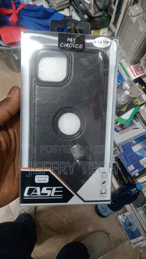 R iPhone 14 Max Luxury Slim Leather Case Shockproof