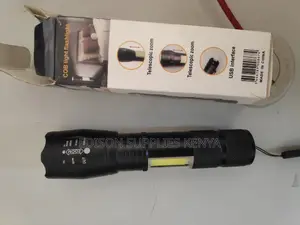 Zoom Torch Cob Light Flashlight Zoom Torch Rechargeable
