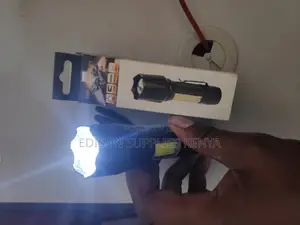 Zoom Torch Cob Light Flashlight Zoom Torch Rechargeable