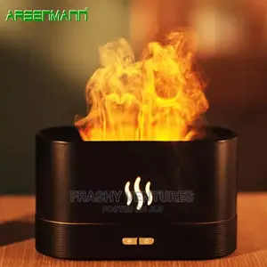3D Flame Humidifier Diffuser Different Colours.