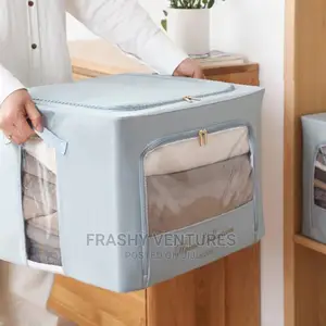 Satin Wardrobe Storage Box Organizer
