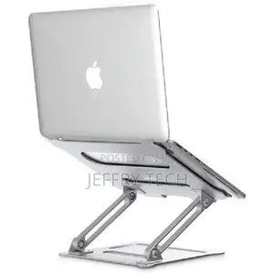 Elegant Aluminum GLO124 Silver Adjustable Laptop Stand