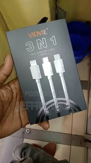 Vidvie Cb413 3 in 1 Cable for Mobile Charging