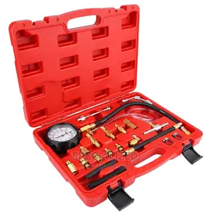 Vehicle Fuel Pump Pressure Tester Gauge Kit