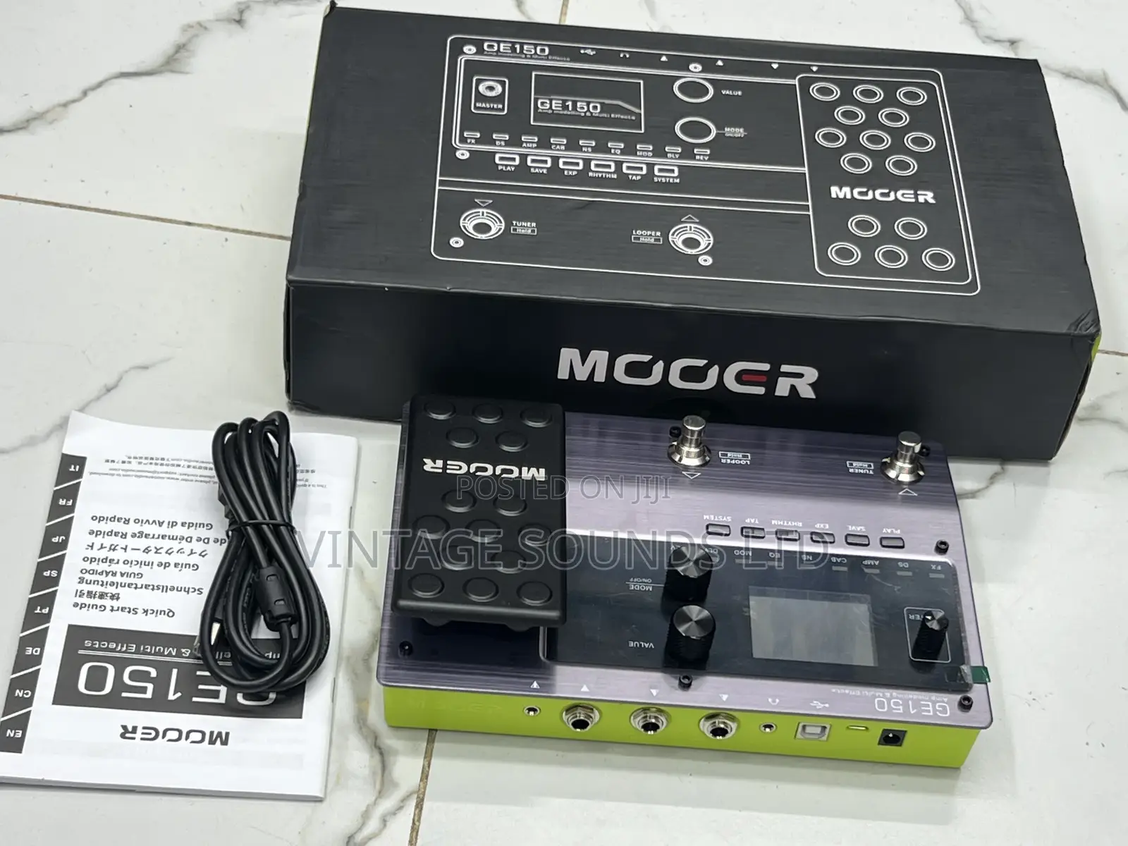 MOOER GE150 Electric Guitar Amp Modelling Multi Effect Pedal