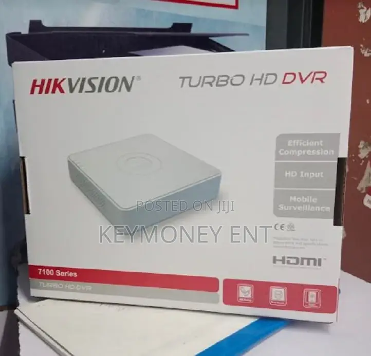 Hikvision 8 Channels DVR Upto 4MP