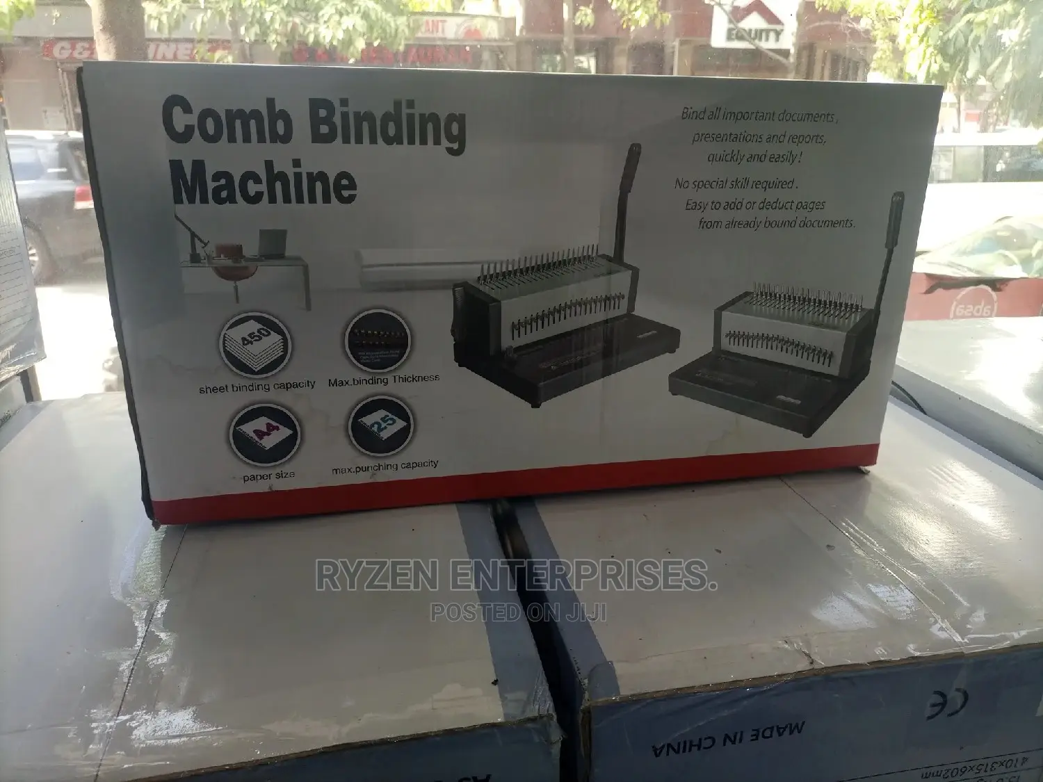 Heavy Duty Comb Binding Machine