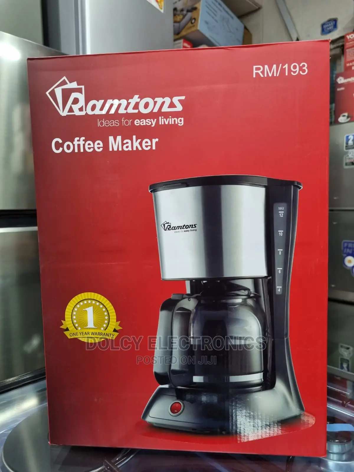 Coffee Maker Black - Rm/193