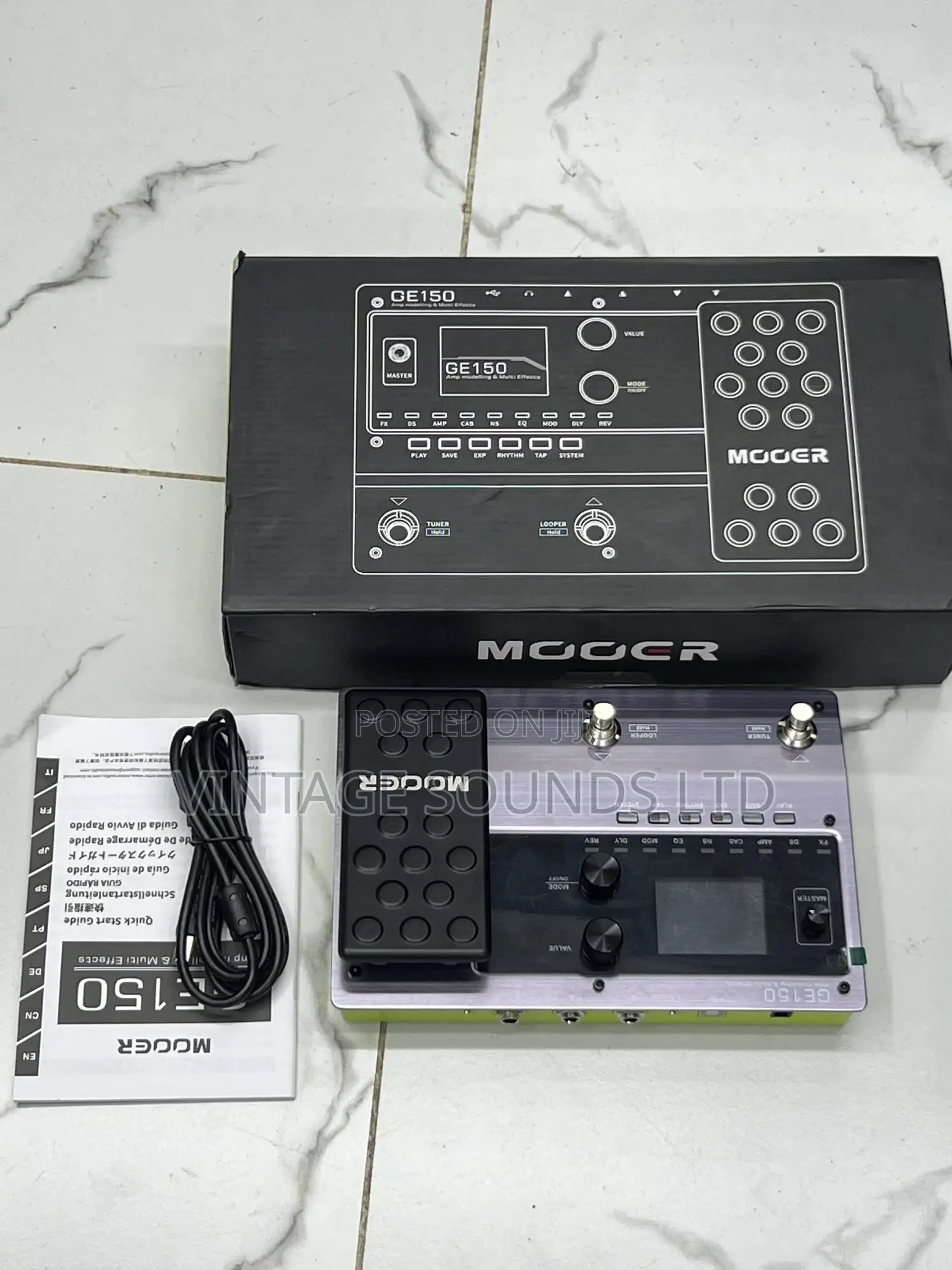 MOOER GE150 Electric Guitar Amp Modelling Multi Effect Pedal