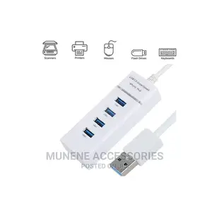 4 Port USB 3.0 HUB Extender Adapter for Laptop PC DATA TRANS