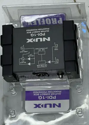 Nux Pdi-1g Guitar Direct Injection Phantom Di Box Mixer