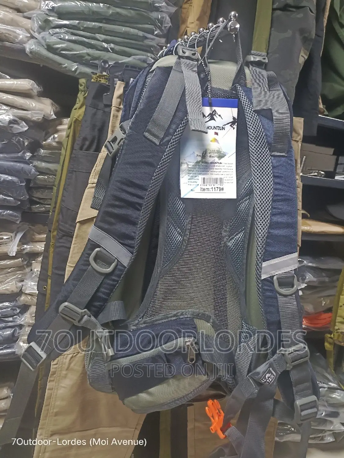 Hiking Bag 50litres Black