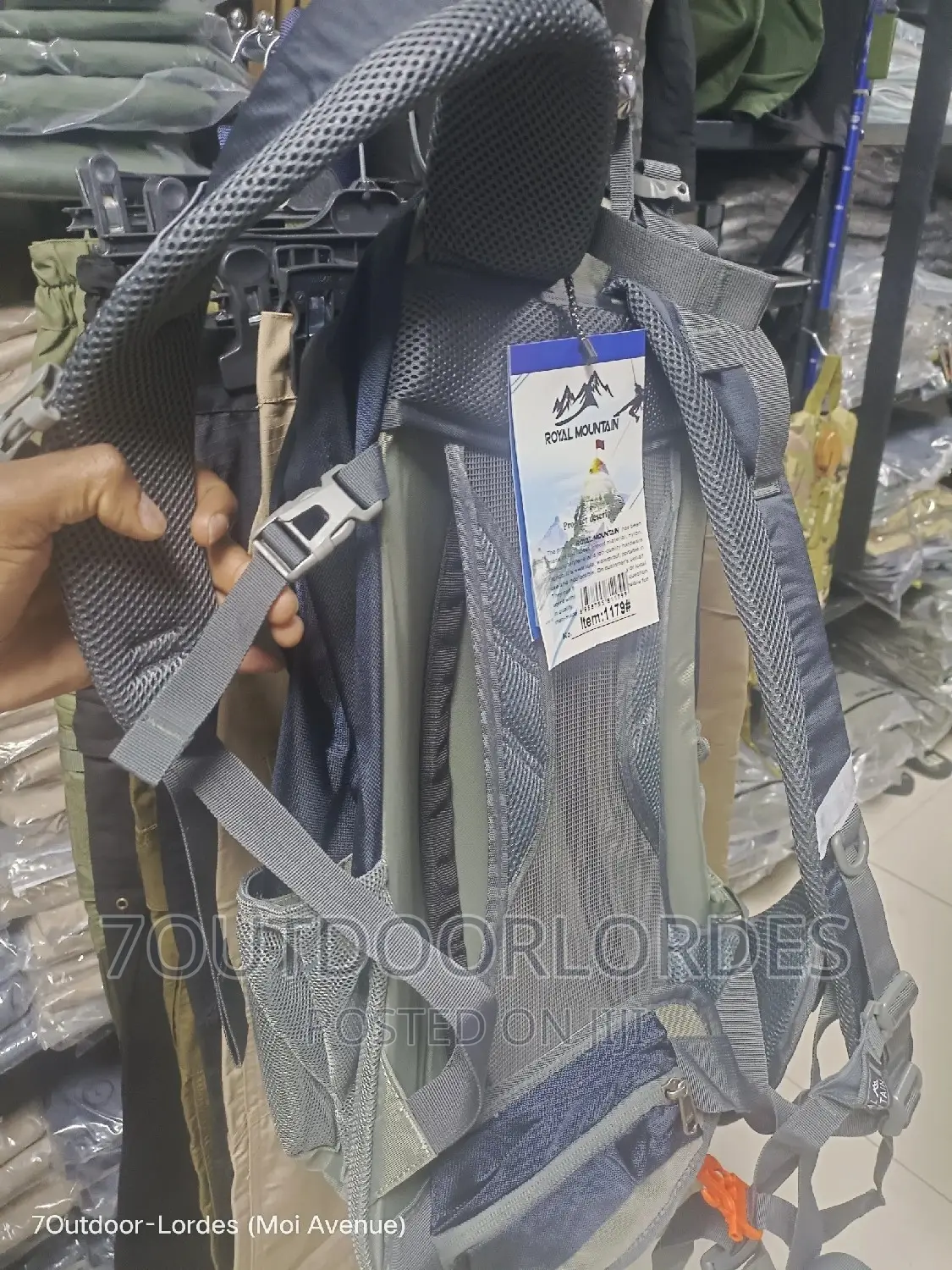Hiking Bag 50litres Black