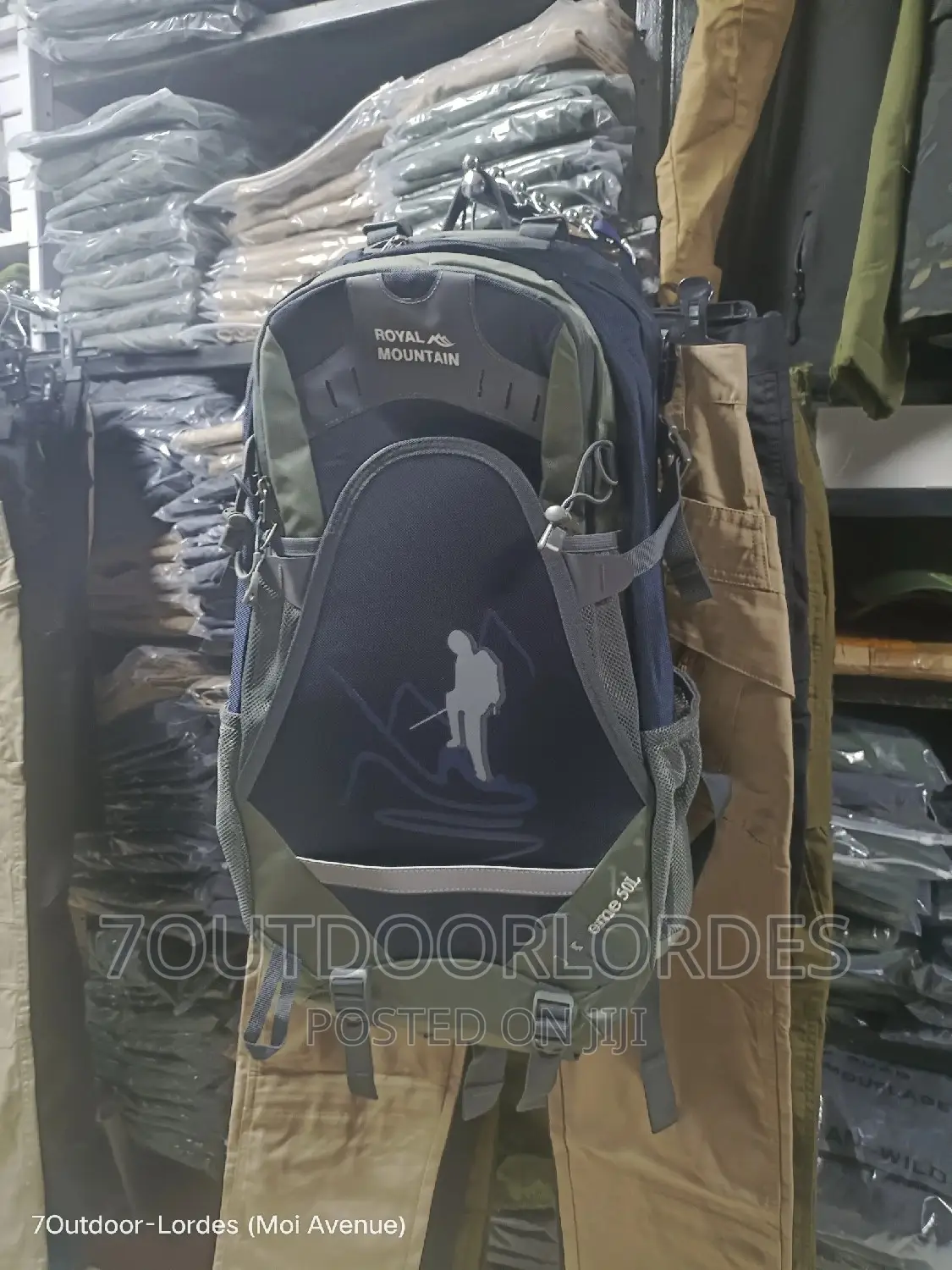 Hiking Bag 50litres Black