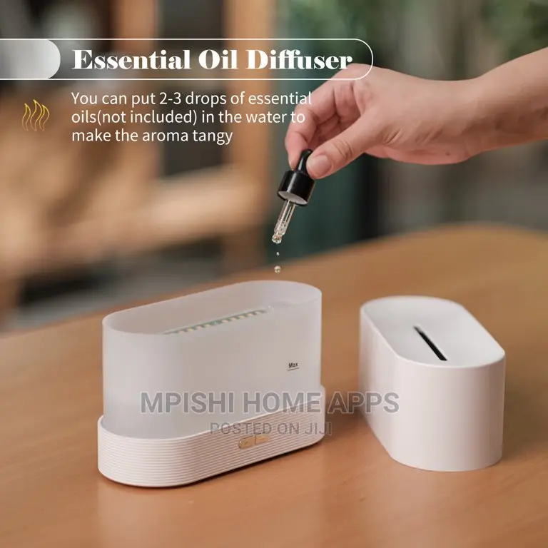 Humidifier With Flame Effect