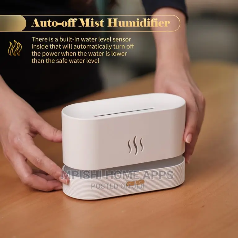Humidifier With Flame Effect