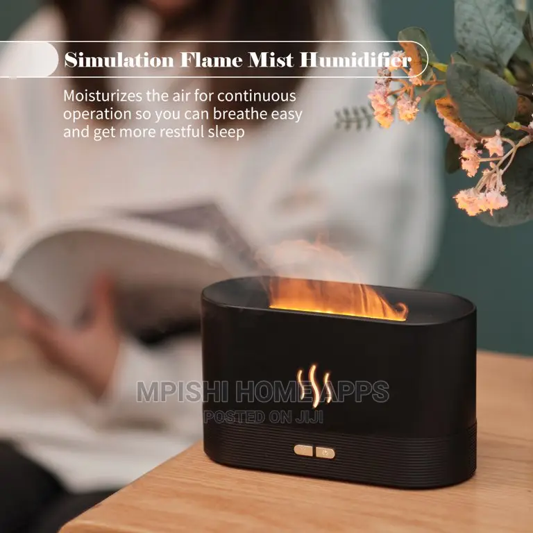 Humidifier With Flame Effect