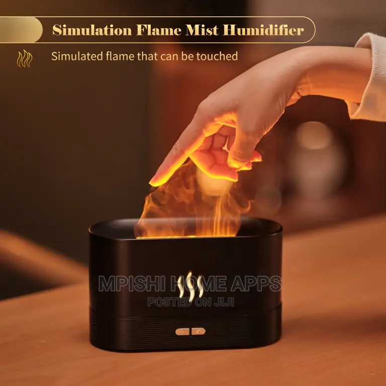 Humidifier With Flame Effect