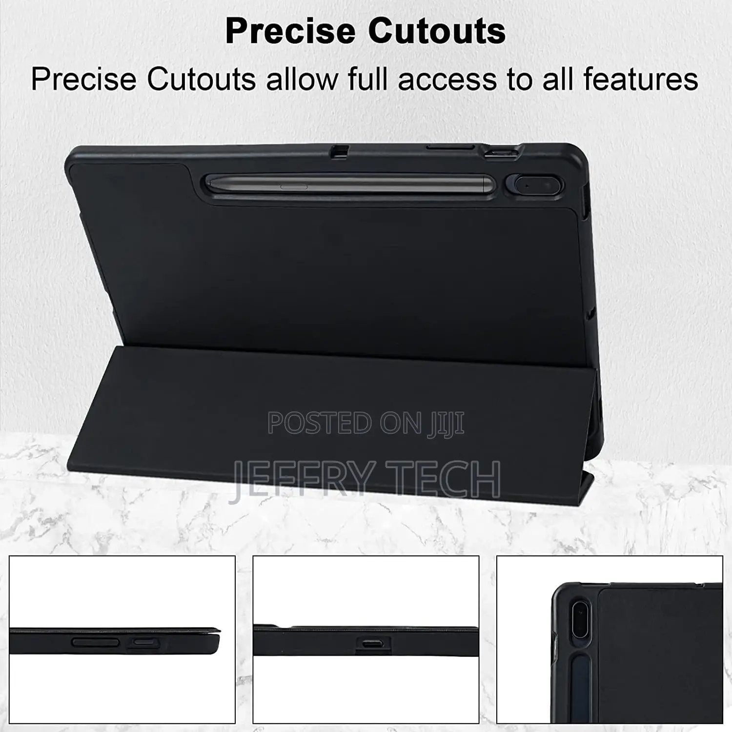 Samsung Galaxy Tab S7 Fe Case,With Pencil Holder Galaxy Tab
