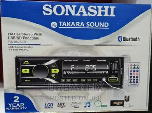 Sonashi Bluetooth Car Radio With FM, USB, AUX