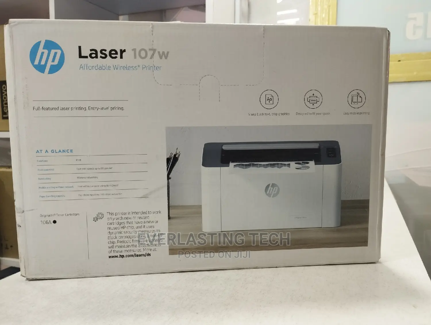 Hp Laserjet Pro M107w Mono Laser Printer