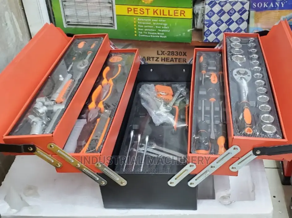 85pcs Metallic Tool Box 5set Complet