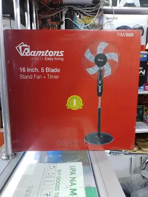 Ramtons Stand Fan + Timer Rm/669