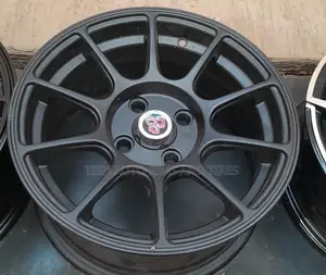 Black Alloy Rim 14 Inch Set
