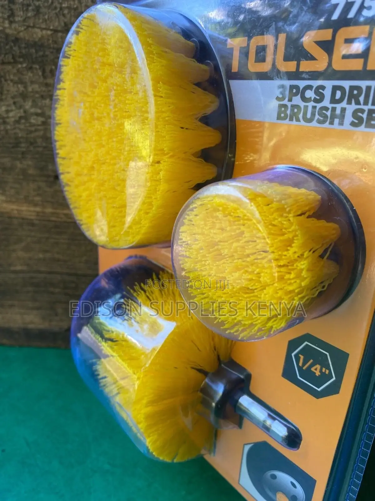 Drill Brush Set 3pcs Tolsen Drill Powered Cleaning Brush Set