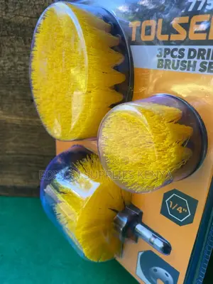 Drill Brush Set 3pcs Tolsen Drill Powered Cleaning Brush Set