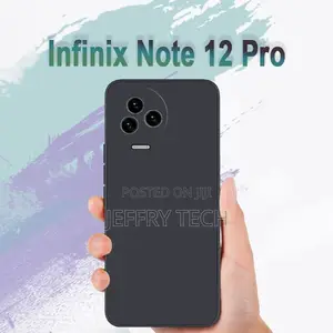 Infinix Note 12 Pro Phone Case Silicagel Black