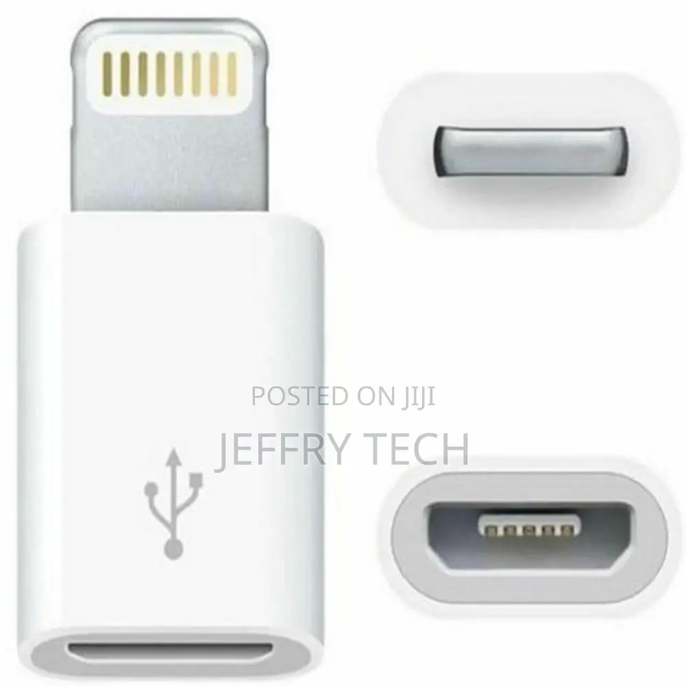 Micro USB to 8pin Data Cable Adapter Android to iPhone Conve