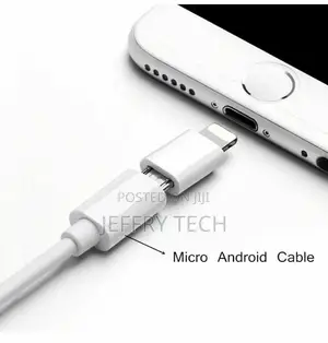 Micro USB to 8pin Data Cable Adapter Android to iPhone Conve