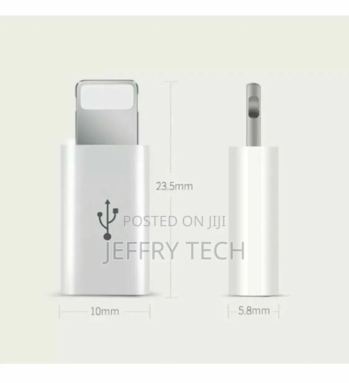 Micro USB to 8pin Data Cable Adapter Android to iPhone Conve