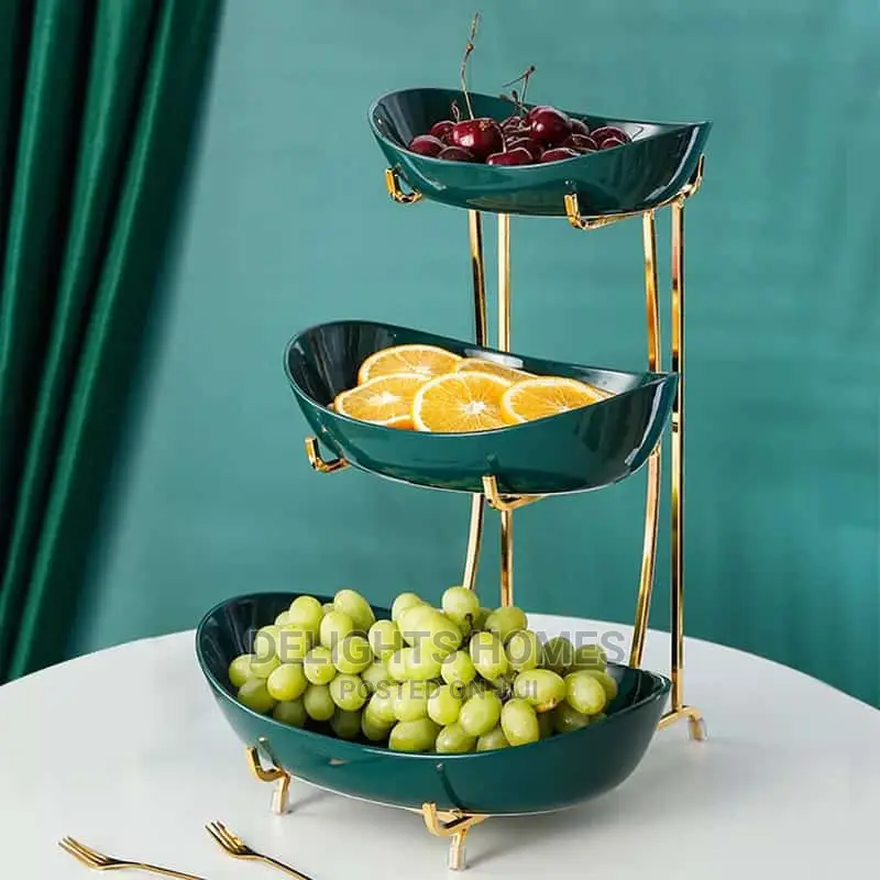 3layer Fruit Ceramic Storage
