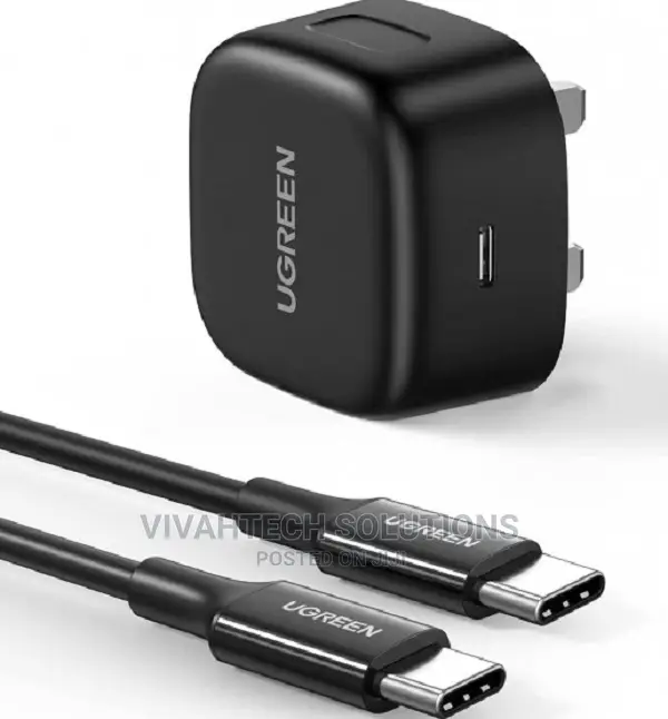 Ugreen Usb-C 25W Pd Charger With C-C 2M Cable
