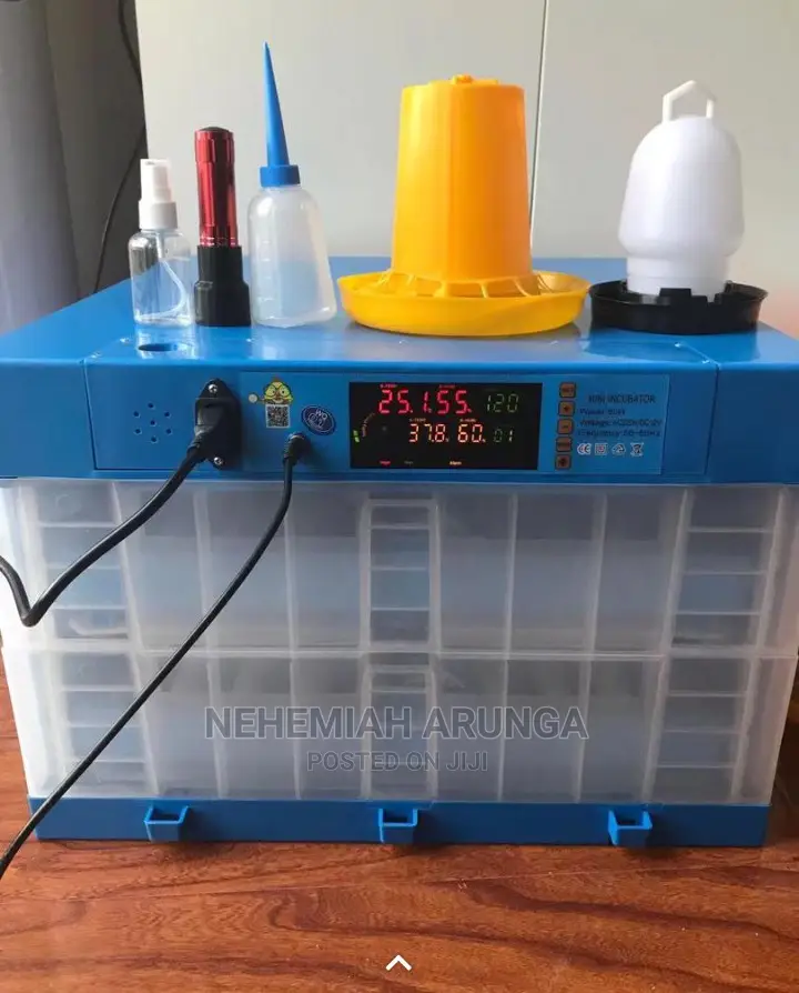 128 Eggs Dual Powered Automatic Incubator