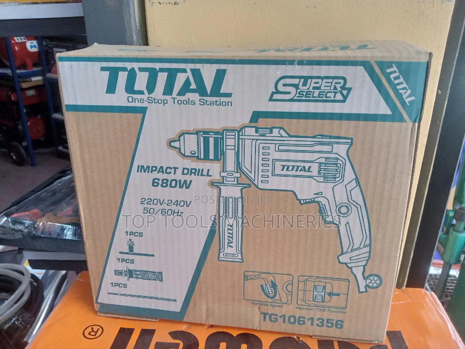 Total 680W Impact Drill