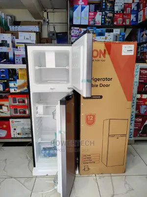 136 Litres Von Double Door Fridge.
