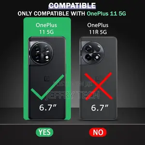 Shockproof Crystal Clear Back Cover Case for Oneplus 11 5G |
