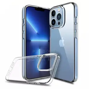 Back Cover for iPhone 13 Pro (Silicone/Transparent)