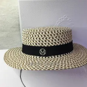 Round Straw Sun Panama Hat
