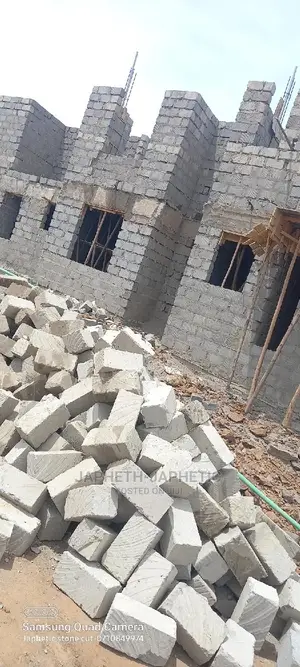 Blue Machine Cut Stones,