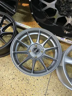 Grey Offset 14 Inch Rims Set