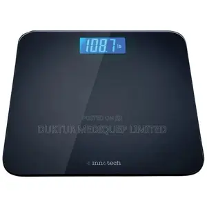 Innotech Digital Bathroom Scale With Easy-to-read Backlit