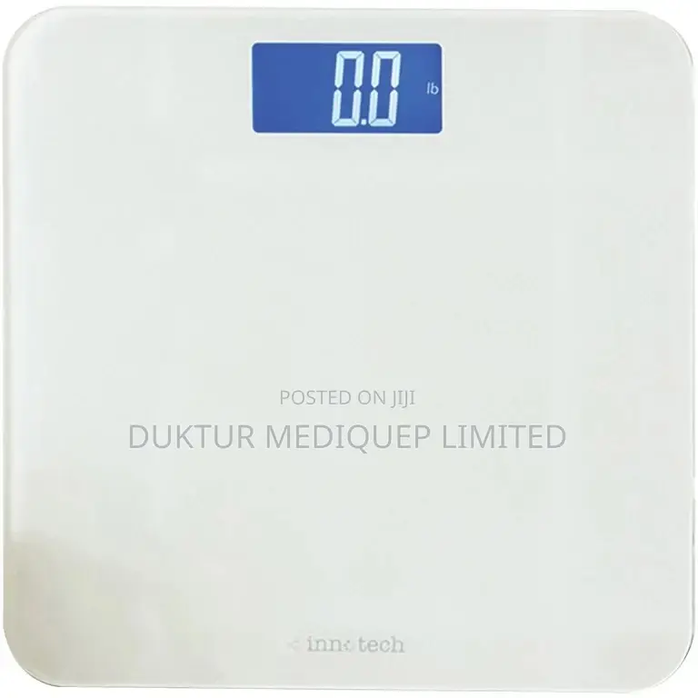 Innotech Digital Bathroom Scale With Easy-to-read Backlit