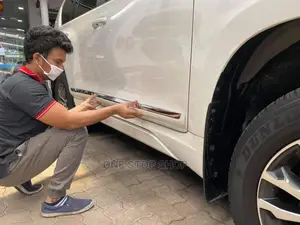 Prado Fitted With Door Full Door Chrome Moulding