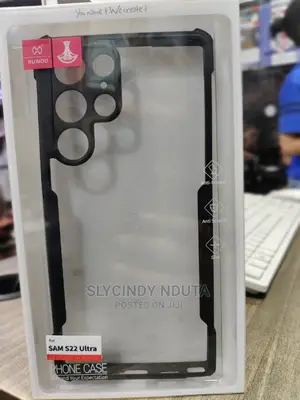 Xundd Case for Samsung S22 Ultra(Clear Black)